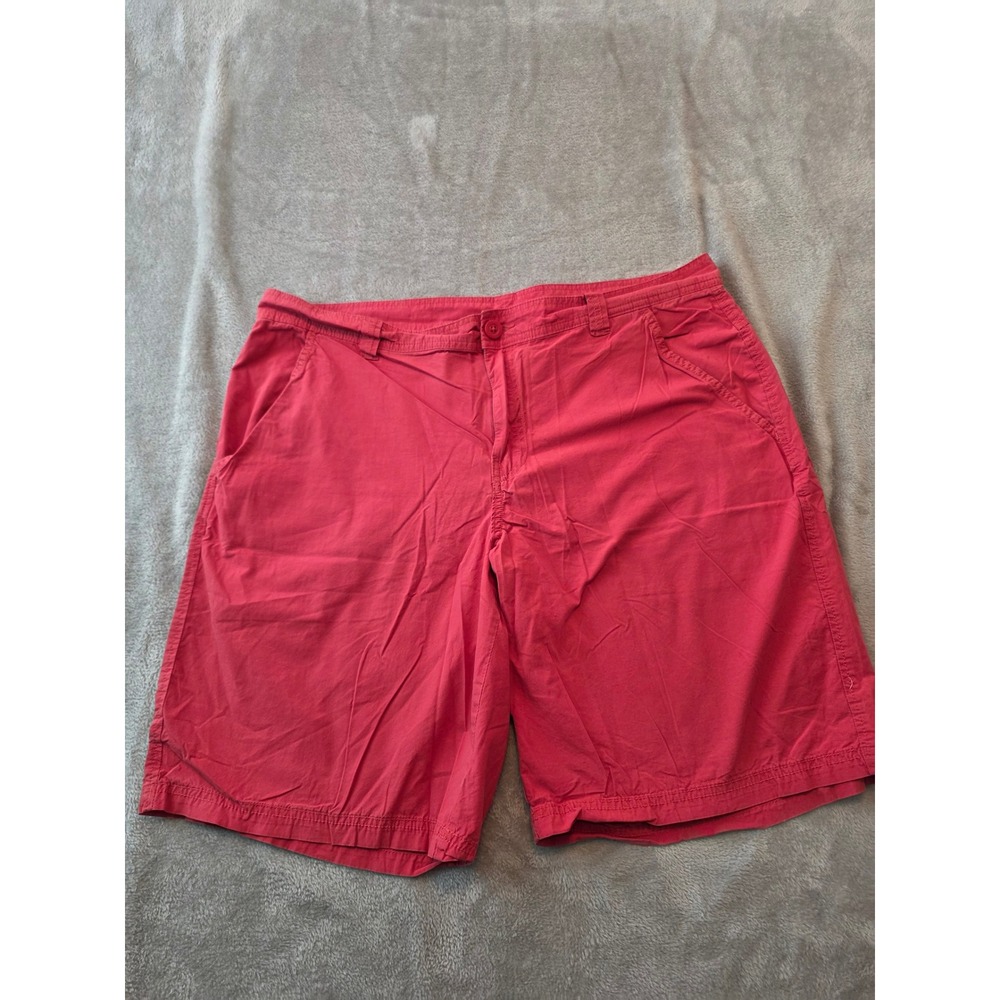 Columbia Hiking Shorts Mens Size 38 Pink Cotton Casual Outdoor Activewear